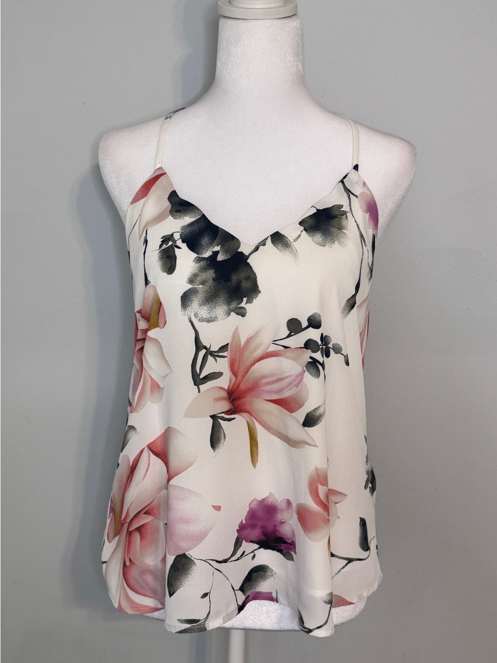 Nine Britton Floral Sleeveless Blouse